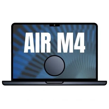 Apple MacBook Air 13,6 pulgadas con chip M4, 16 GB RAM, 256 GB SSD, Medianoche